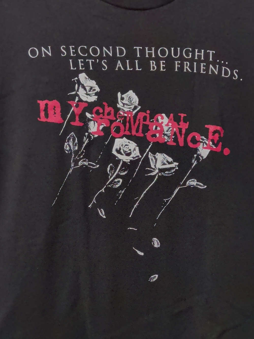 My Chemical Romance Three Cheers Roses Tee Size Women's/Junior's 2XL